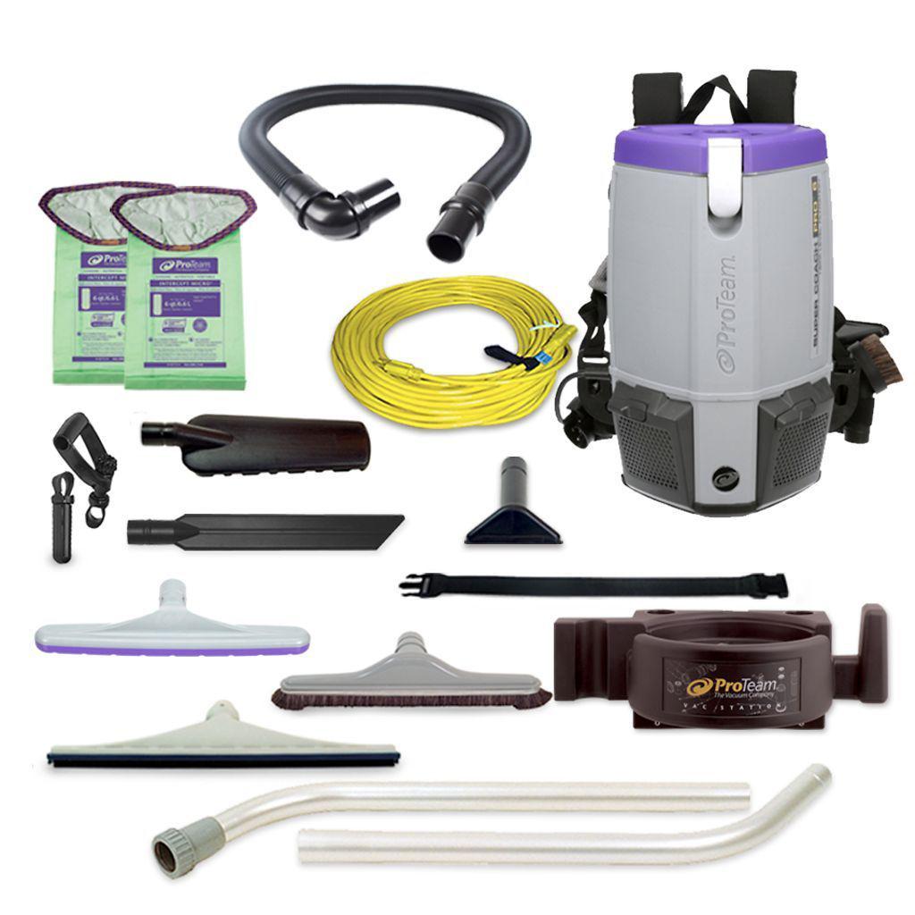 Proteam 107474 Super Coach Pro 6, 6 qt. Backpack Vacuum with OS1 Kit