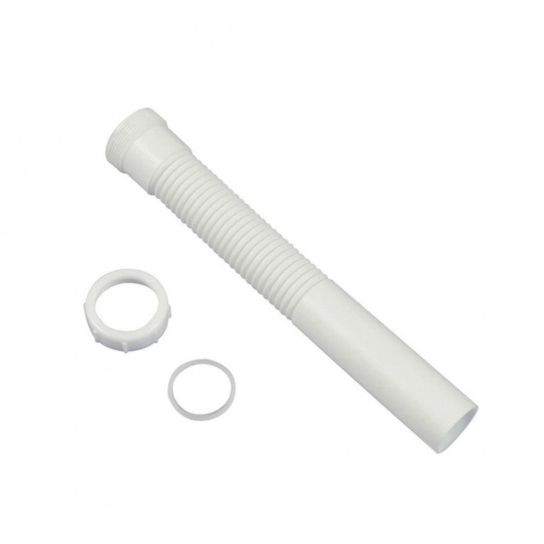 Danco 51069 1-1/2 in. X 11-1/2 in. Flexible Slip-Joint Tailpiece Extension in White