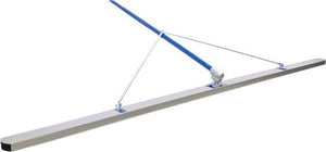 Marshalltown 14979 Concrete Magnesium Round End Check Rod 2 X 5 X 12'with 3 ea 6' PB Swaged Poles and T91 Bracket