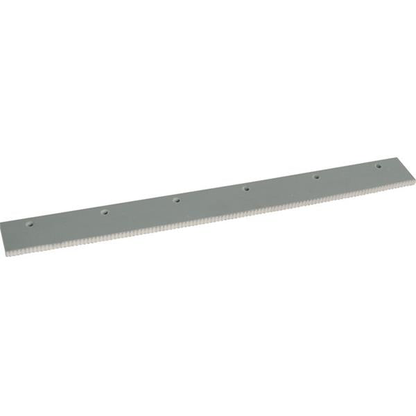 Marshalltown 16852 Concrete 18" Notched Squeegee Replacement Blade; 1-4"