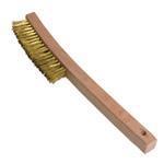 Marshalltown 19629 Paint & Wall-Covering Wire Brush, 32 Gauge Brass Fill