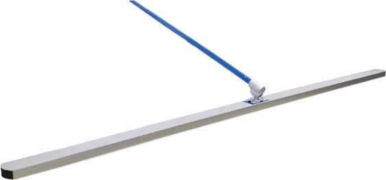 Marshalltown 14976 Concrete Magnesium Round End Check Rod 2 X 5 X 6'with 3 each 6' PB Swaged Poles and T91 Bracket