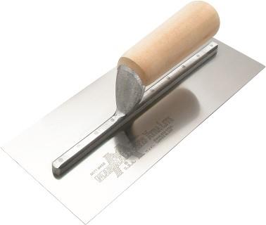 Marshalltown 12612 11 X 4 1-2 Drywall Trowel-Curved Blade Wooden Handle