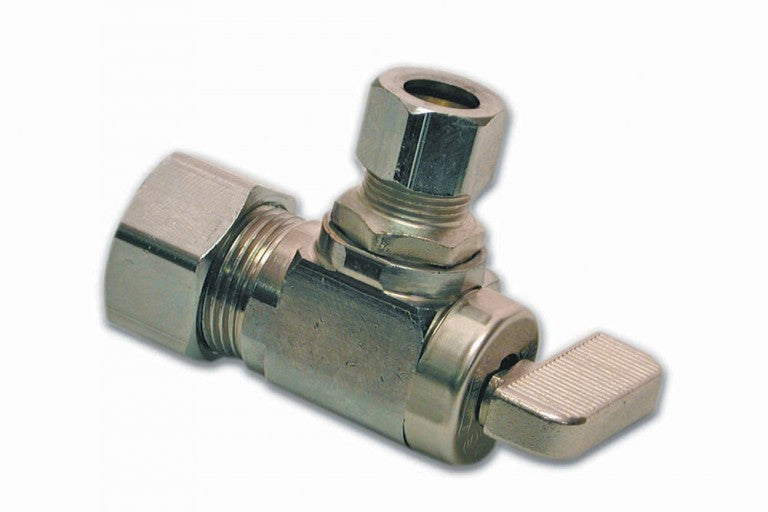 Danco 59200E 3/8 in. Comp. Outlet x 5/8 in. O.D. Comp. Inlet Angle Stop