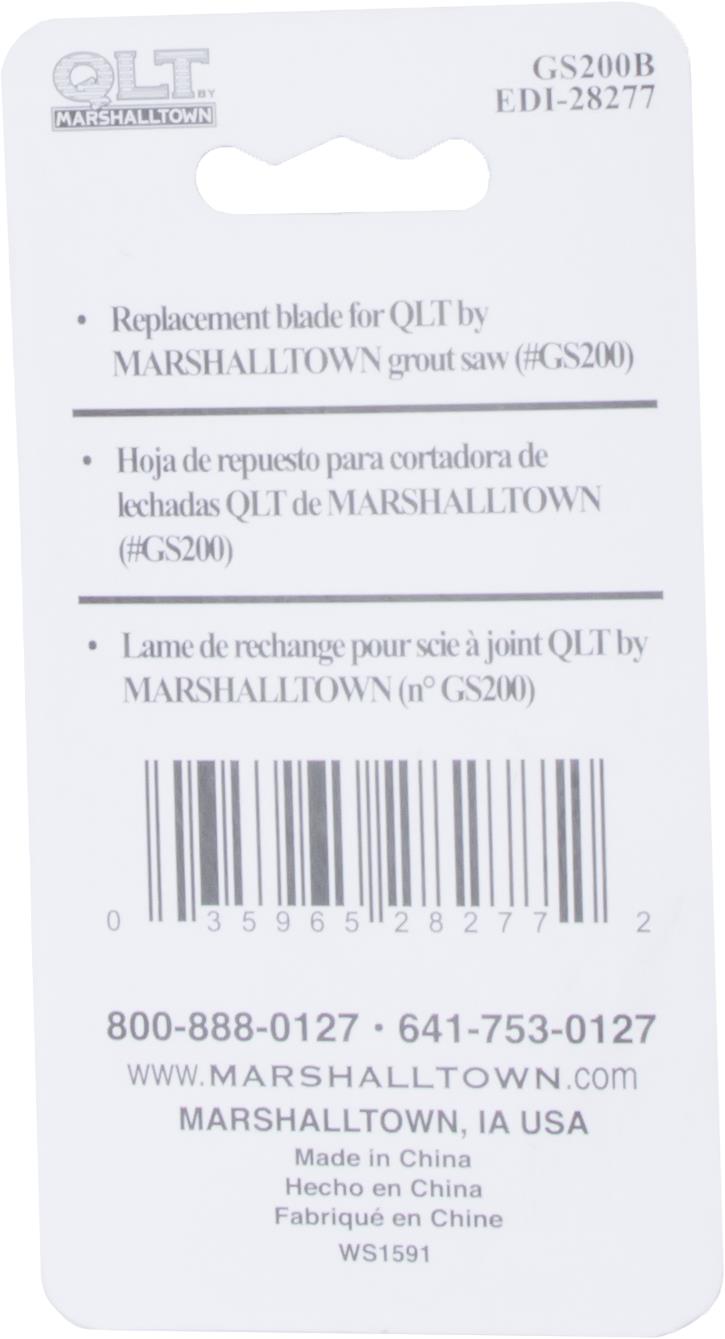 Marshalltown 28277 Mini Grout Saw Replacement Blades