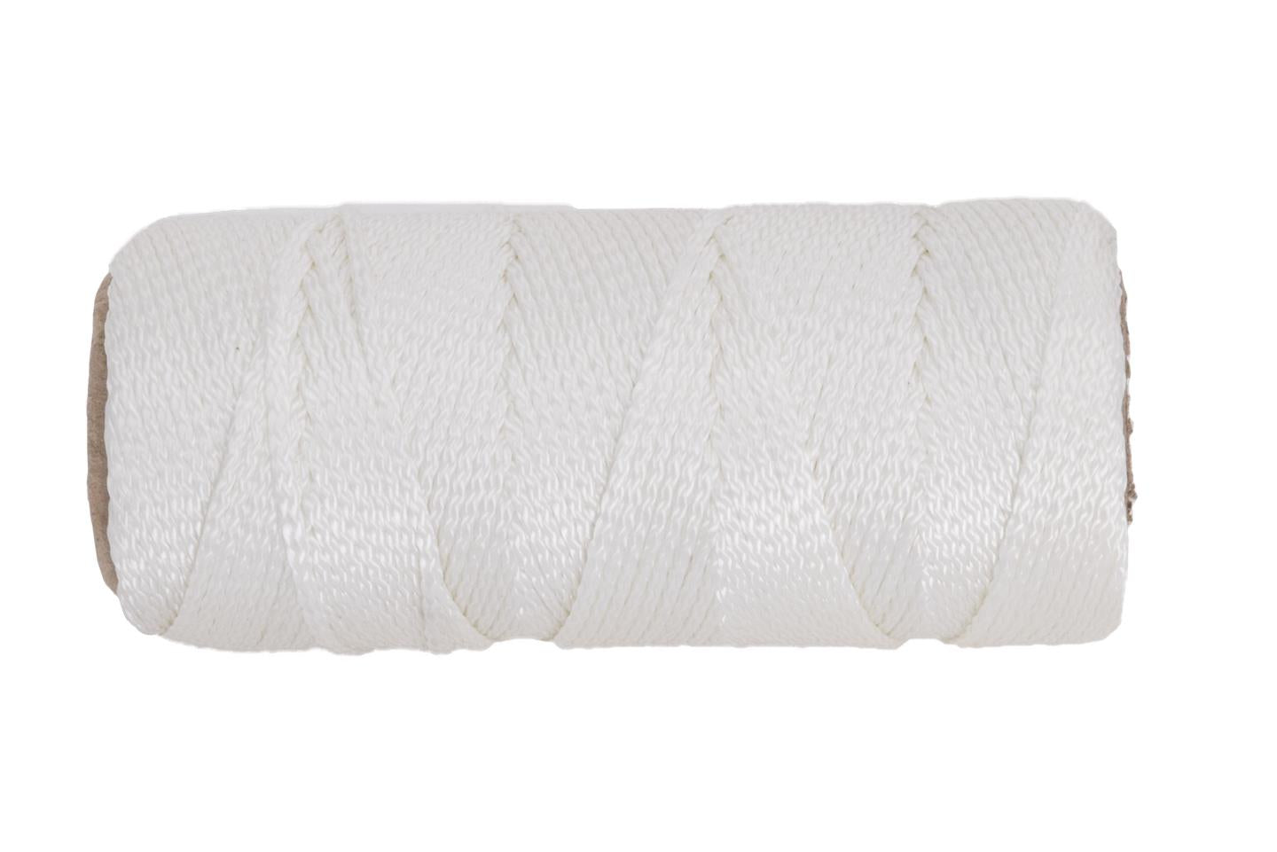 Marshalltown 10246 Braided Nylon Mason's Line 250' White, Size 18 4" Core