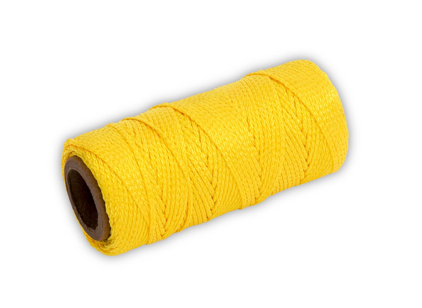 Marshalltown 10240 Braided Nylon Mason's Line 125' Yellow, Size 18 4" Core