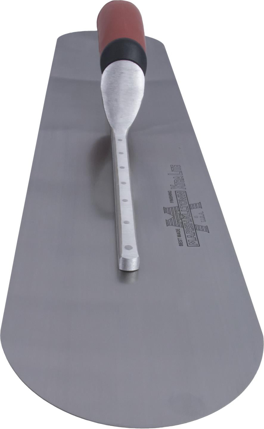 Marshalltown 12229 Concrete 24 X 4 Finishing Trowel-Fully Rounded Curved DuraSoft Handle