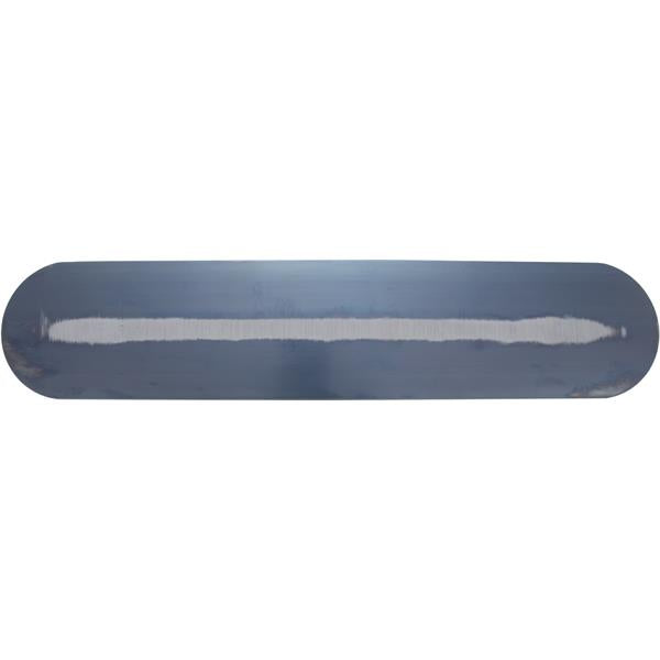 Marshalltown 12227 22 X 4 Blue Steel Finishing Trowel-Fully Rounded Curved DuraSoft Handle