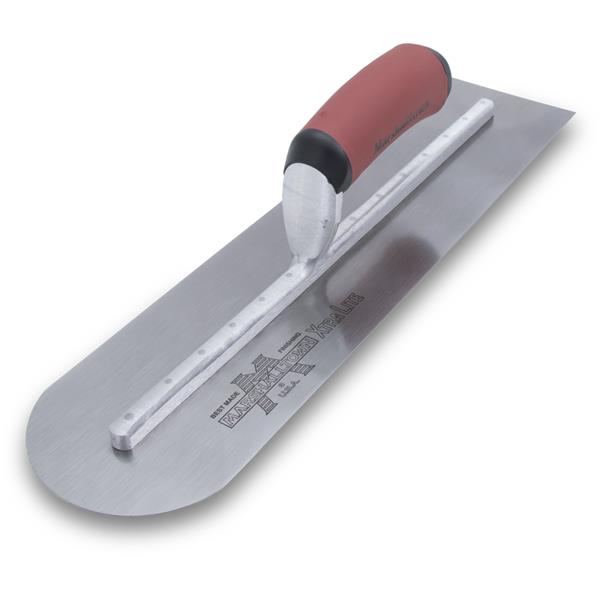Marshalltown 13517 20 X 5 Finishing Trowel-Round Front End Curved DuraSoft Handle