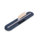Marshalltown 13534 18 X 4 Blue Steel Finishing Trowel-Fully Rounded Curved Wood Handle