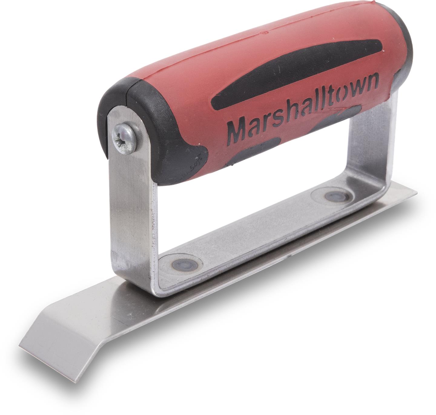 Marshalltown 14487 1 X 6 Concrete Stainless Steel Chamfer Edger-DuraSoft Handle; 1-2" Lip