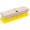 Marshalltown 2985 Deck Scrub Brush 10" - Yellow Polypropylene bristles, wood block