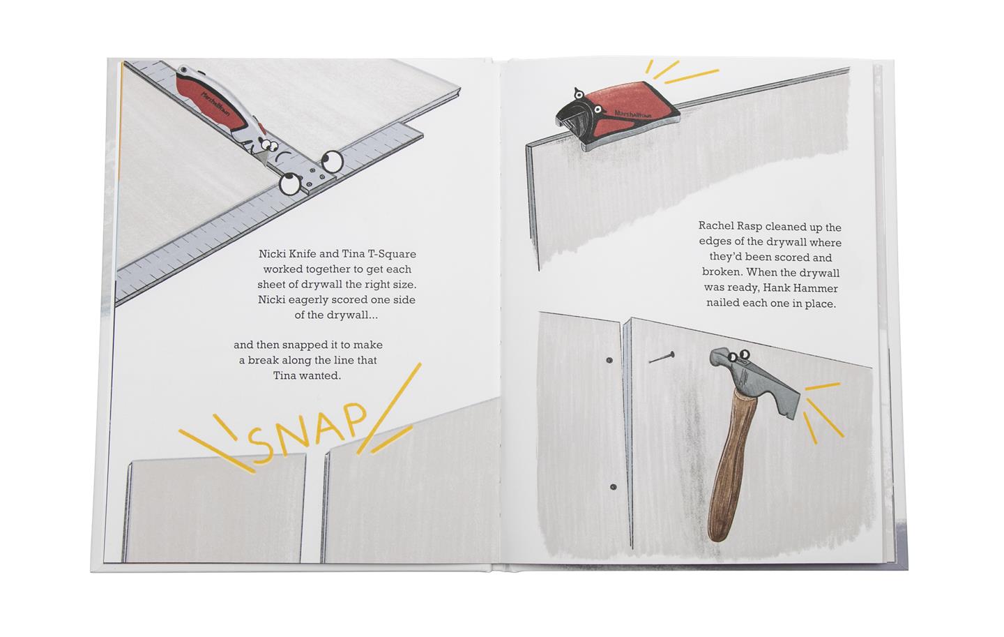Marshalltown 10072 Marshall T. Trowel and Family - Drywall - You Can Be Anything You Want to Be. Children Book.