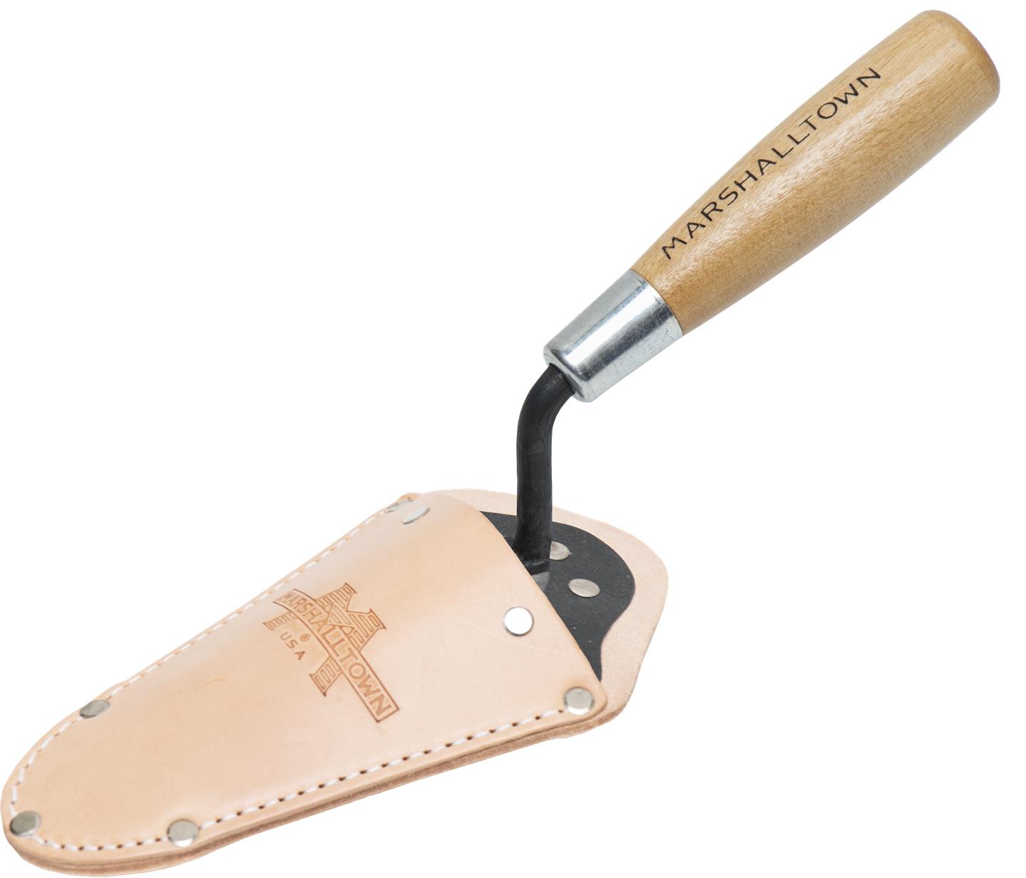 Marshalltown 16942 Archaeology Trowel-4" Stiff London Style Pointing Trowel with Holster