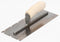 Marshalltown 10713 11 X 4 1-2 Stainless Steel Notched Trowel 1-4 X 1-4 X 1 1-2 U Wood Handle