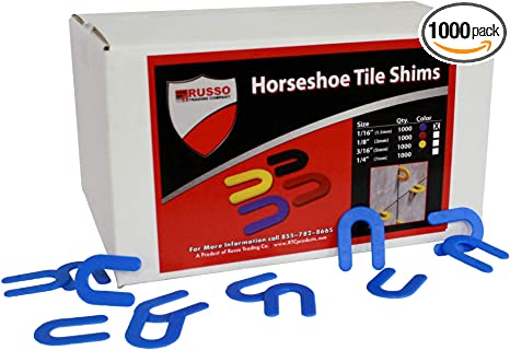 RTC Products SPC116SHOE 1/16" Ultimate Horseshoe Spacer (1000 pc. bulk box)