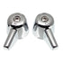 Danco 80401 Pair of Handles for Central Brass Faucets in Chrome