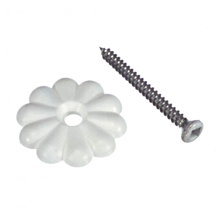 Danco 88158X Mobile Home/RV Ceiling/Wall Rosettes in White