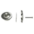 Danco 89239 Universal Lift and Turn Tub Drain Trim Kit with Overflow in Brushed Nickel