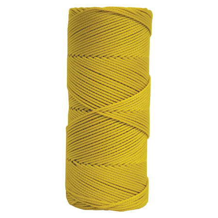 Yellow Braided Nylon Mason's Line - 500' Tube