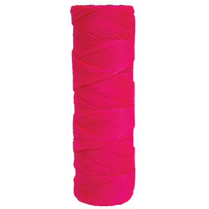 Kraft BC358 Fluorescent Pink Twisted Nylon Line - 350' Tube
