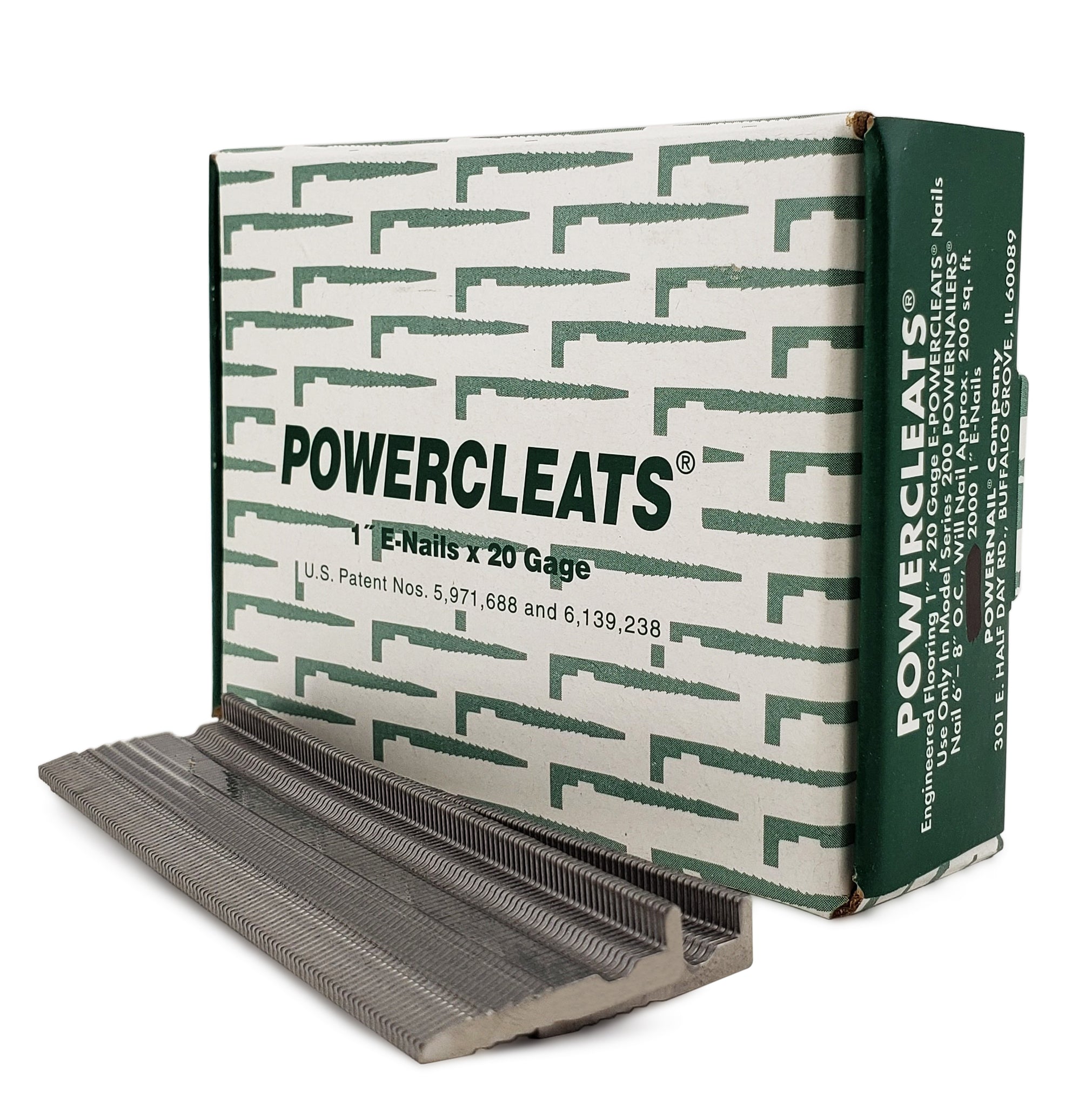 Powernail E12520 1-1/4" 20ga Hardwood Flooring E - Cleats ( 1 - 2000ct box )