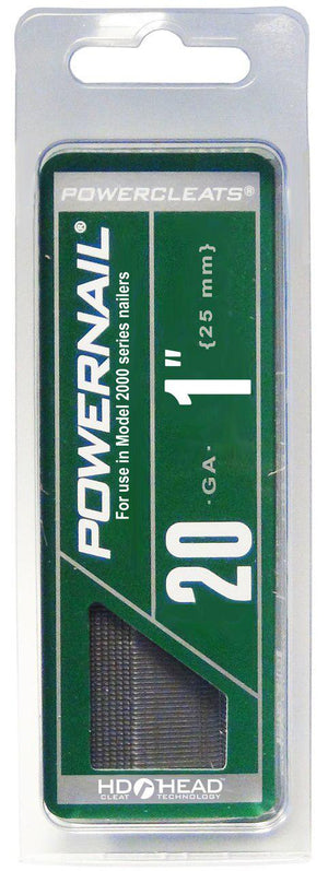 Powernail L10020 20 Gage HD L-Powercleats 1 Inch Box of 1,000