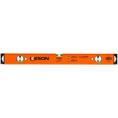 Keson LKB32M Box-Beam Level, 3 Focus-20 Vials, 32" Magnetic