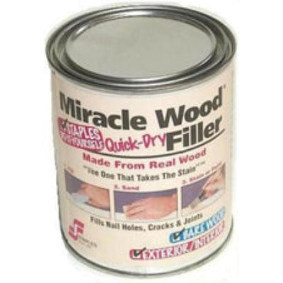 H.F. Staples 903 Miracle Wood Quick Dry Wood Filler 1 Lb