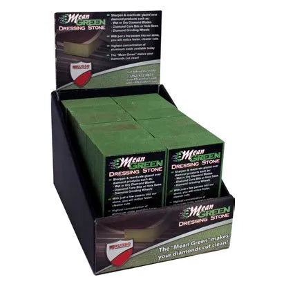 RTC Products DSMGDISPLAY Mean Green Display Case with 12 Dressing Stones