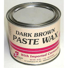 H.F. Staples 231 Dark Brown Paste Wax, 1-lb.