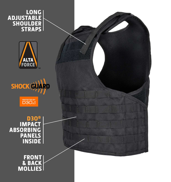 AltaFORCE NON-BALLISTIC Vest with D3O® Impact Absorbing Panels
