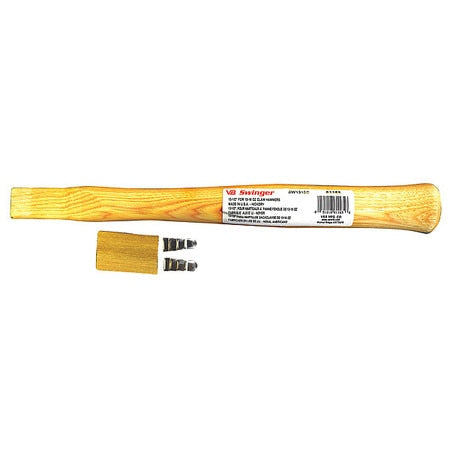 Vaughan 61165 Nail Hammer Handle, 13 In Hickory