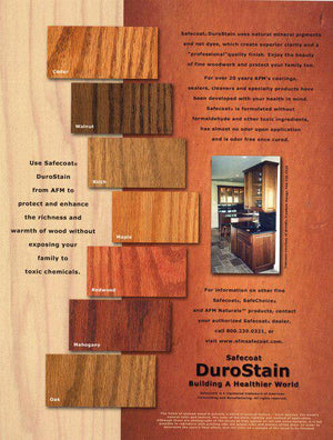 Afm Safecoat Waterbased Duro Stain Quart Maple