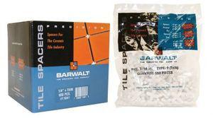 Barwalt 11150 Precision Tile Spacers - 3-8 Inch T Reg Box - 300 Pieces