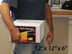 RTC Products SPL25 Hydrophilic Grecian Grout Sponge Large 25 Pc Box