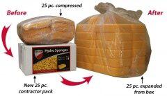 RTC Products SPM25 Hydrophilic Grecian Grout Sponge Medium 25 Pc Box