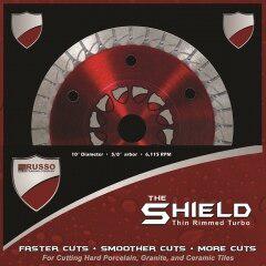 RTC Products DB45SHIELD 4.5" Shield Turbo Stone Blade