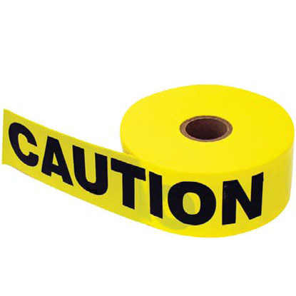 Caution Caution Caution (3 IN X 300 FT) Standard Barricade Tape