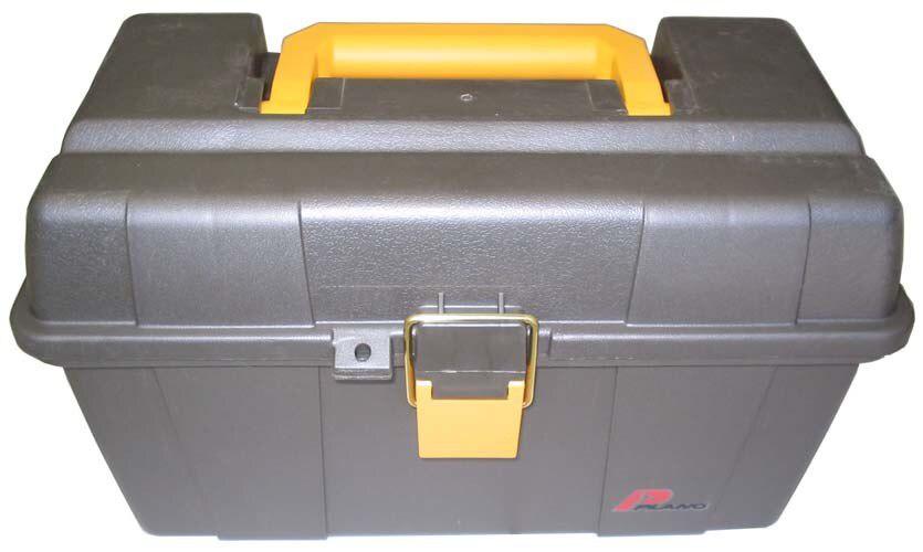 Plano 651-010 20 W Gray Portable Tool Box Fishing Box Storage Plastic 