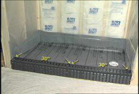 Barwalt 71511 Mark E Industries Inc KP-543 Kirb-Perfect Shower Floor Kit
