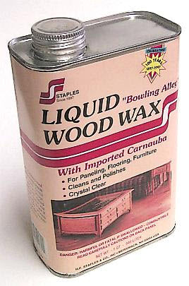H.F. Staples 322 Clear Liquid Wood Wax Quart