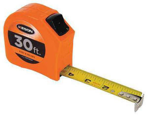 Keson PGT1830V 30' x 1 inch Measuring Tape  FT, 1-8, 1-16