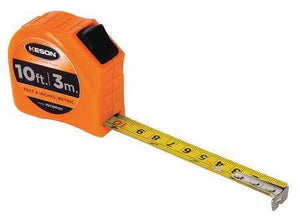 Keson PGT18M10V 10' x 5-8 inch Measuring Tape FT, 1-8, 1-16 & CM, MM