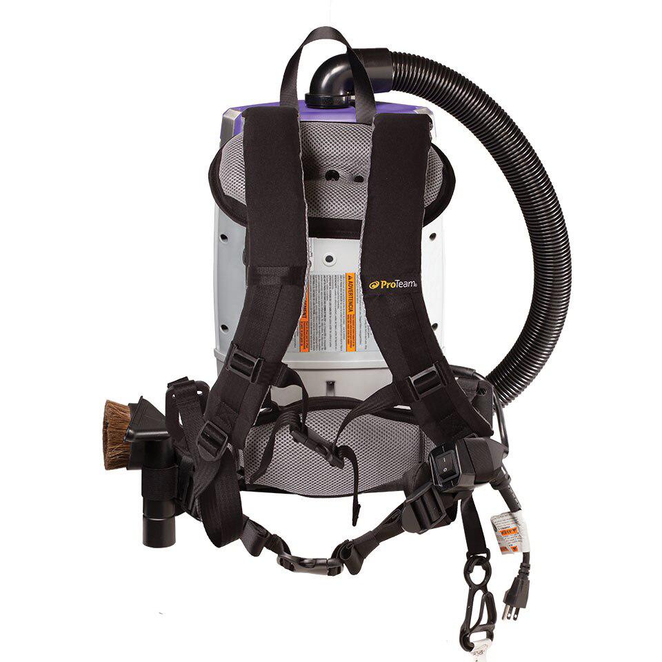 Proteam 107533 Super Coach Pro 6, 6 qt. Backpack Vacuum with ProBlade Carpet Tool Kit