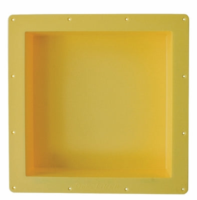 Duk Tile Showerliner Niche Yellow 14 inch x 14 Inch x 3-1-2"