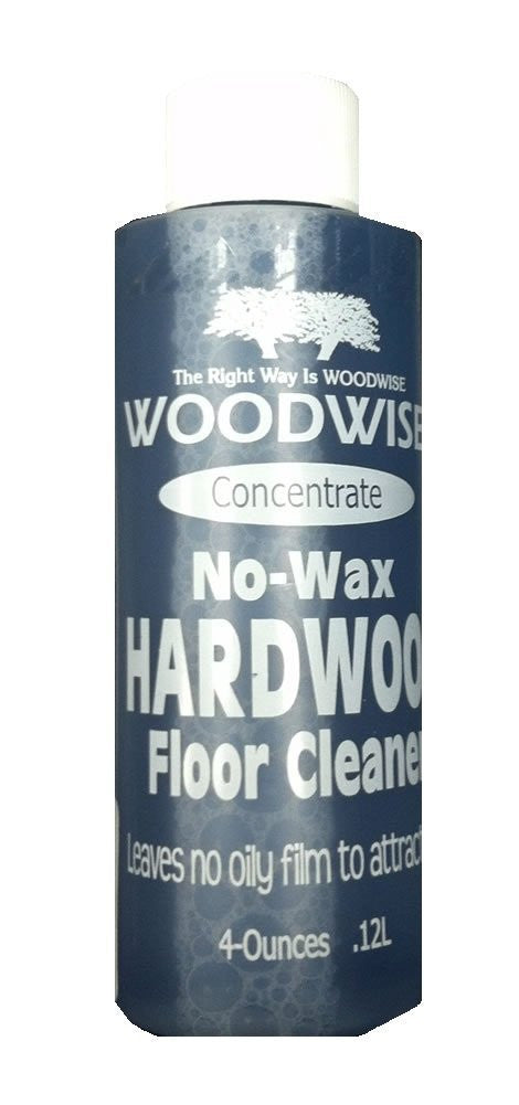 Woodwise C104 No-Wax Hardwood Floor Cleaner 4 Ounce Bottle